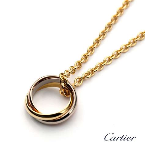 cartier baby trinity necklace|cartier trinity necklace with diamonds.